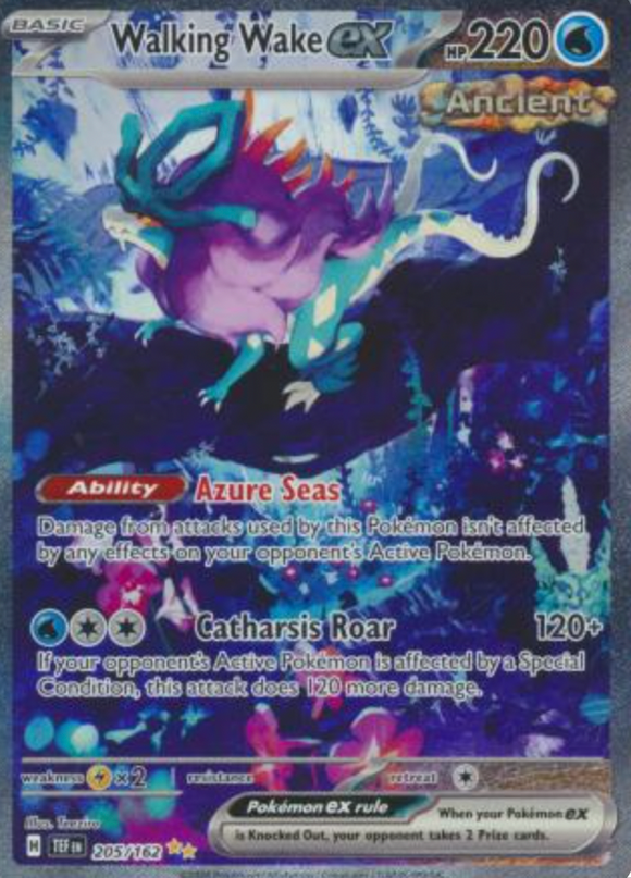 Walking Wake ex - 205/162 - Special Illustration Rare