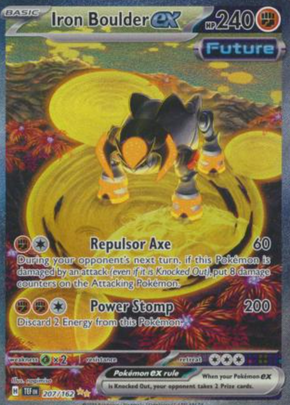 Iron Boulder ex - 207/162 - Special Illustration Rare