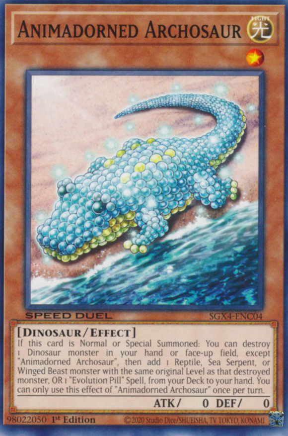 Animadorned Archosaur - SGX4-ENC04 - Common 1st Edition