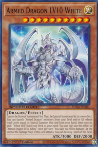 Armed Dragon LV10 White - SGX4-ENE01 - Common 1st Edition