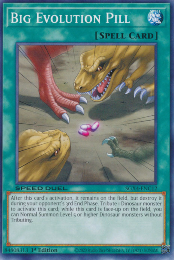 Big Evolution Pill - SGX4-ENC12 - Common 1st Edition