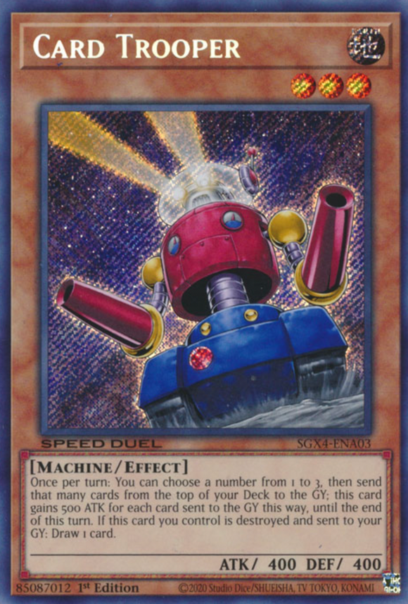 Card Trooper - SGX4-ENA03 - Secret Rare 1st Edition