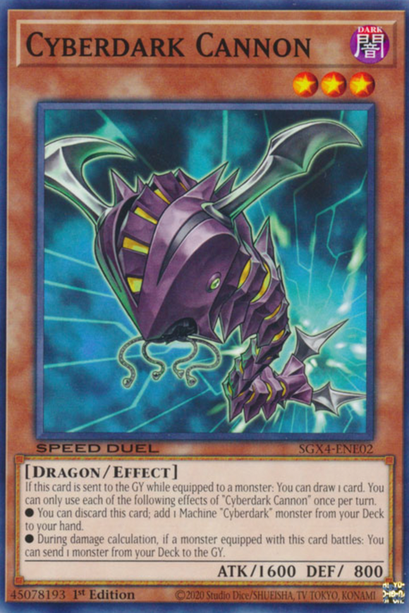 Cyberdark Cannon - SGX4-ENE02 - Common 1st Edition