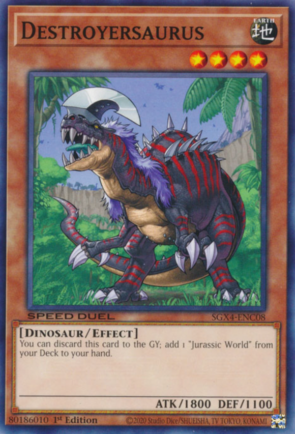 Destroyersaurus - SGX4-ENC08 - Common 1st Edition