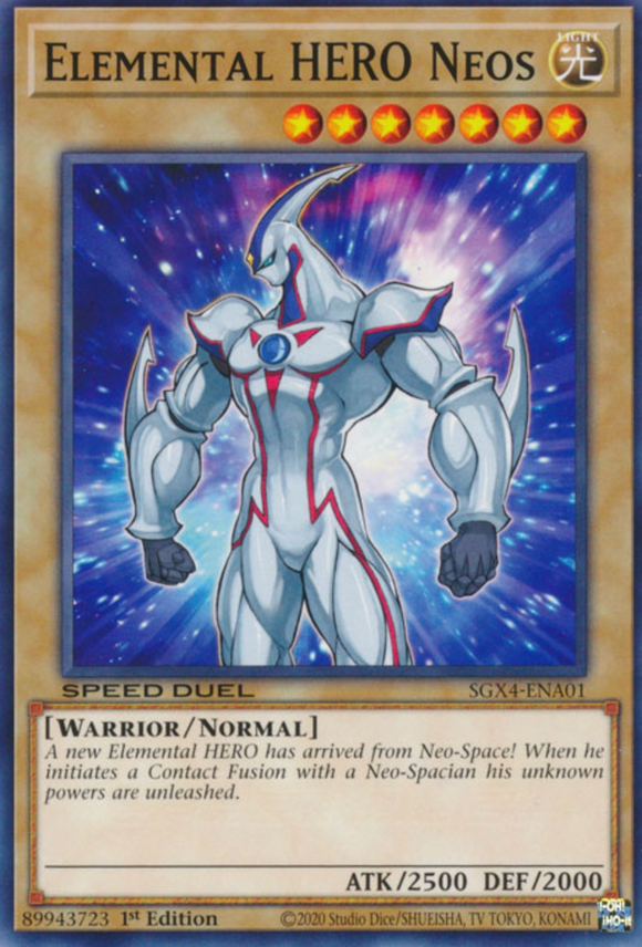 Elemental HERO Neos - SGX4-ENA01 - Common 1st Edition