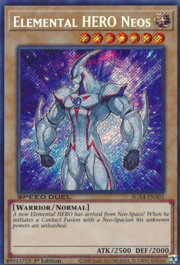 Elemental HERO Neos - SGX4-ENA01 - Secret Rare 1st Edition