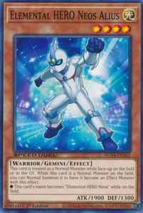 Elemental HERO Neos Alius - SGX4-ENA02 - Common 1st Edition