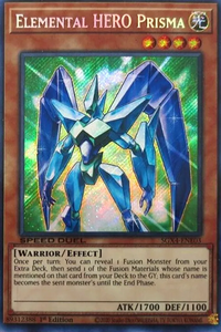 Elemental HERO Prisma - SGX4-ENE03 - Secret Rare 1st Edition