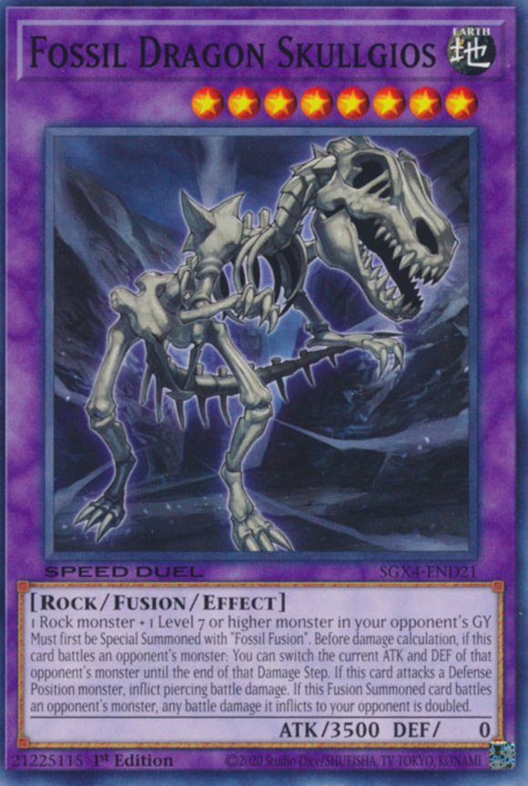 Fossil Dragon Skullgios - SGX4-END21 - Common 1st Edition
