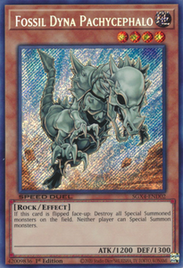 Fossil Dyna Pachycephalo - SGX4-END02 - Secret Rare 1st Edition