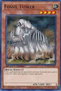 Fossil Tusker - SGX4-END09 - Common 1st Edition