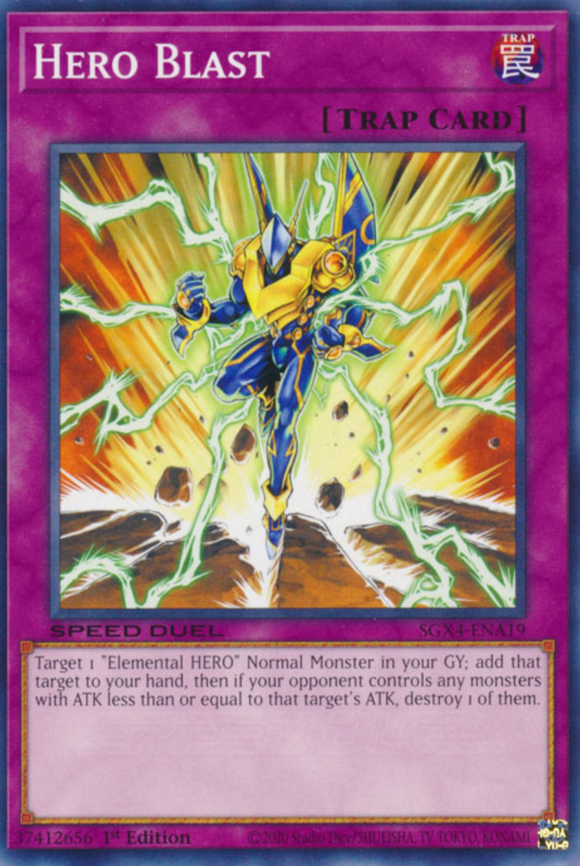 Hero Blast - SGX4-ENA19 - Common 1st Edition