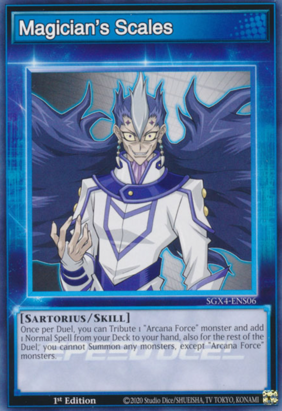 Magician's Scales - SGX4-ENS06 - Common 1st Edition