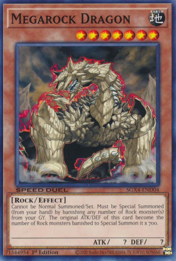 Megarock Dragon - SGX4-END04 - Common 1st Edition