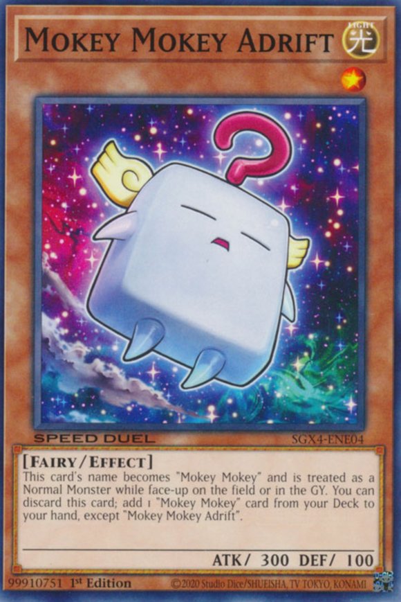 Mokey Mokey Adrift - SGX4-ENE04 - Common 1st Edition
