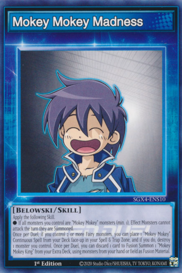 Mokey Mokey Madness - SGX4-ENS10 - Common 1st Edition