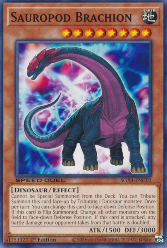 Sauropod Brachion - SGX4-ENC02 - Common 1st Edition