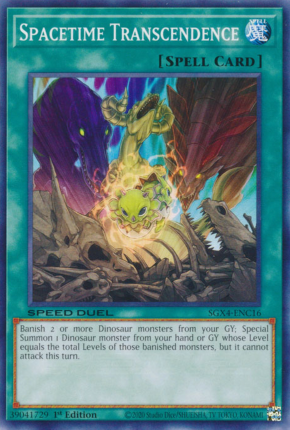 Spacetime Transcendence - SGX4-ENC16 - Common 1st Edition