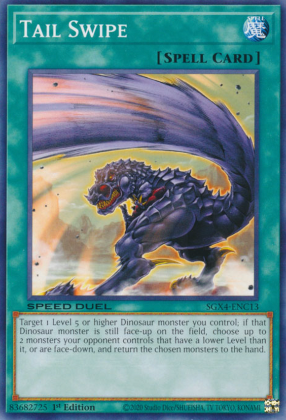 Tail Swipe - SGX4-ENC13 - Common 1st Edition
