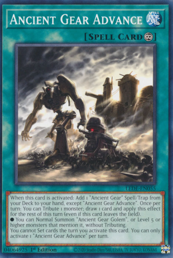 Ancient Gear Advance - LEDE-EN055 - Common 1st Edition