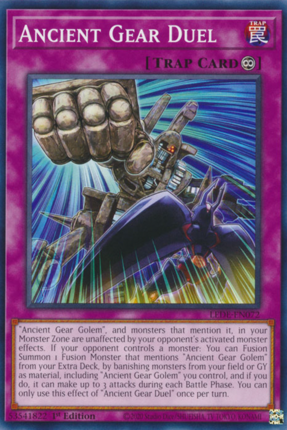 Ancient Gear Duel - LEDE-EN072 - Common 1st Edition