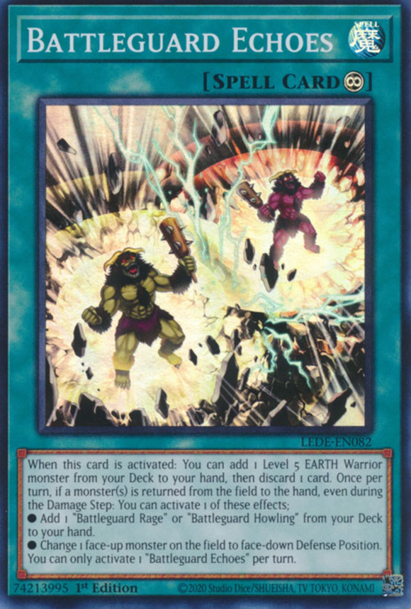 Battleguard Echoes - LEDE-EN082 - Super Rare 1st Edition