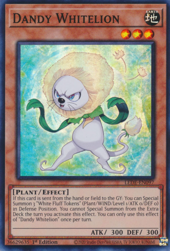 Dandy Whitelion - LEDE-EN097 - Super Rare 1st Edition