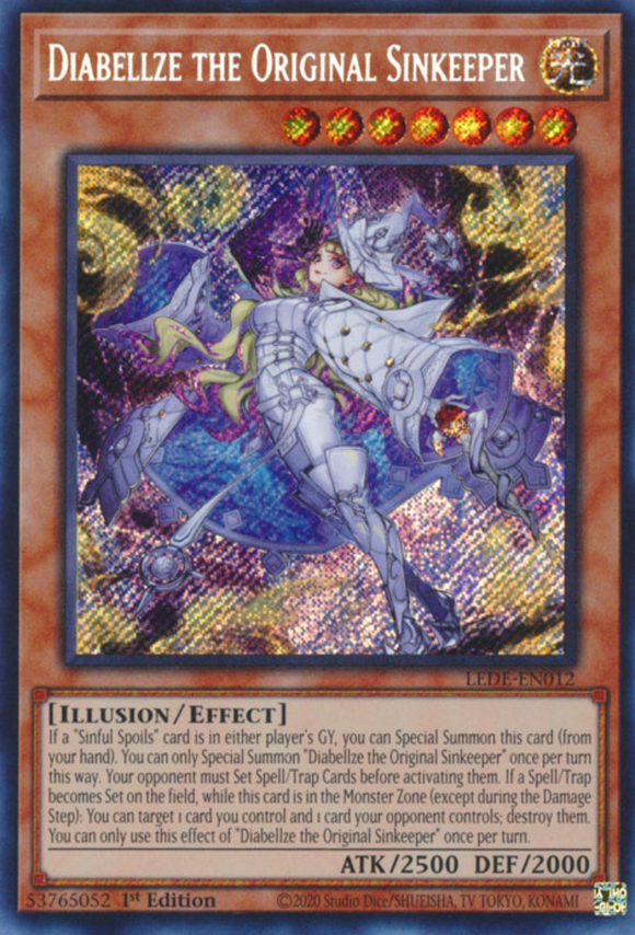 Diabellze the Original Sinkeeper - LEDE-EN012 - Secret Rare 1st Edition