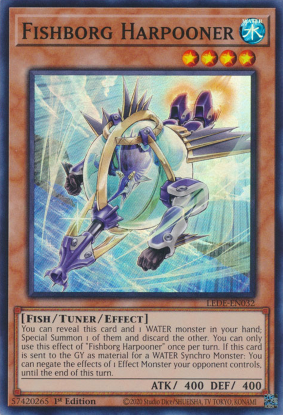 Fishborg Harpooner - LEDE-EN032 - Super Rare 1st Edition