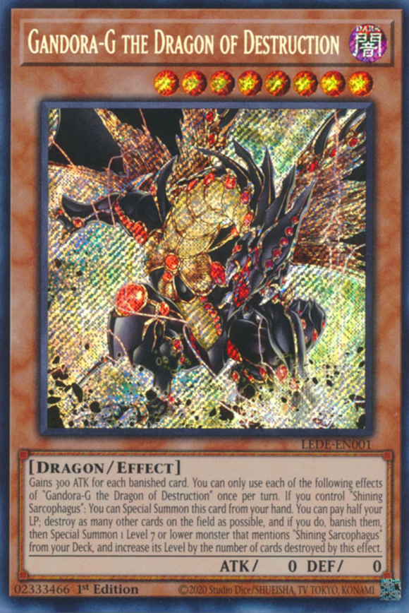 Gandora-G the Dragon of Destruction - LEDE-EN001 - Secret Rare 1st Edition