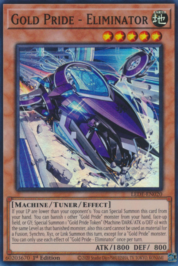 Gold Pride - Eliminator - LEDE-EN020 - Super Rare 1st Edition