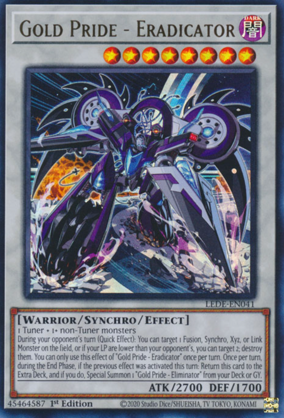 Gold Pride - Eradicator - LEDE-EN041 - Ultra Rare 1st Edition