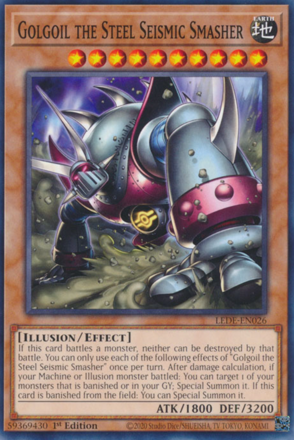 Golgoil the Steel Seismic Smasher - LEDE-EN026 - Common 1st Edition