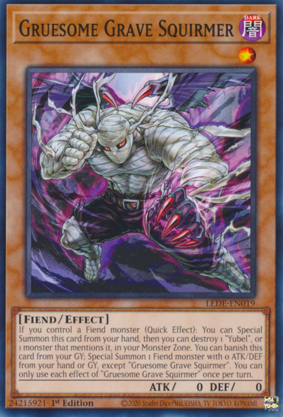 Gruesome Grave Squirmer - LEDE-EN019 - Common 1st Edition