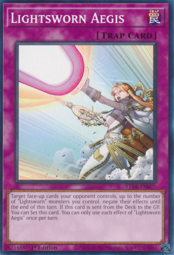 Lightsworn Aegis - LEDE-EN077 - Common 1st Edition