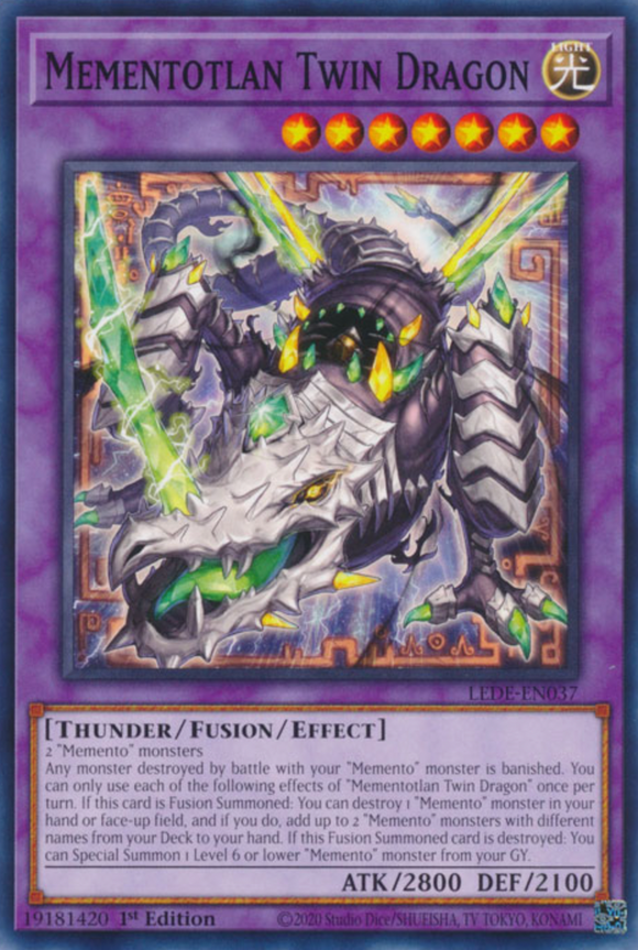 Mementotlan Twin Dragon - LEDE-EN037 - Common 1st Edition