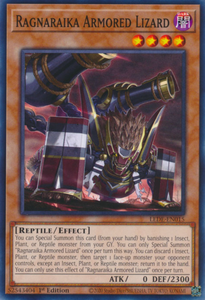 Ragnaraika Armored Lizard - LEDE-EN015 - Common 1st Edition