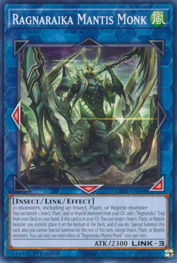 Ragnaraika Mantis Monk - LEDE-EN048 - Common 1st Edition