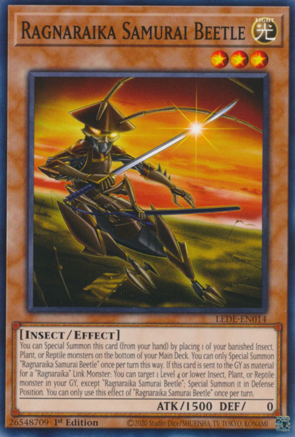Ragnaraika Samurai Beetle - LEDE-EN014 - Common 1st Edition