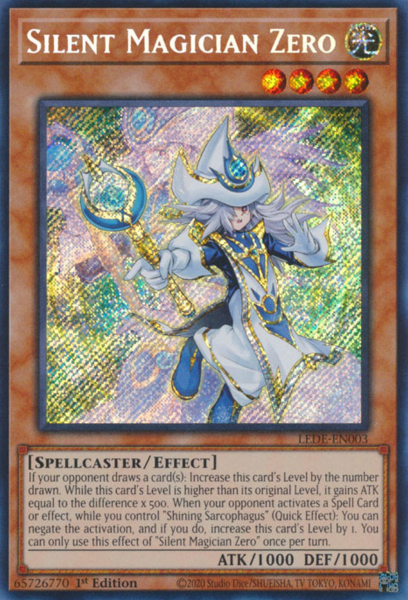 Silent Magician Zero - LEDE-EN003 - Secret Rare 1st Edition