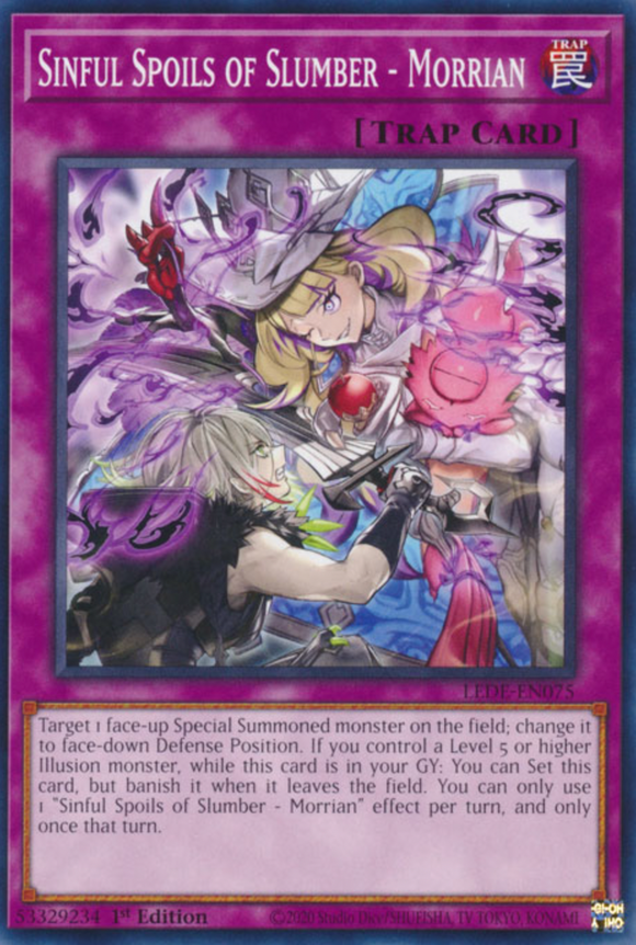Sinful Spoils of Slumber - Morrian - LEDE-EN075 - Common 1st Edition