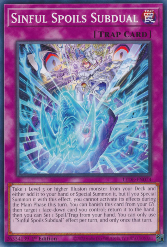 Sinful Spoils Subdual - LEDE-EN074 - Common 1st Edition