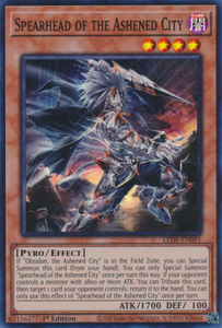 Spearhead of the Ashened City - LEDE-EN091 - Super Rare 1st Edition