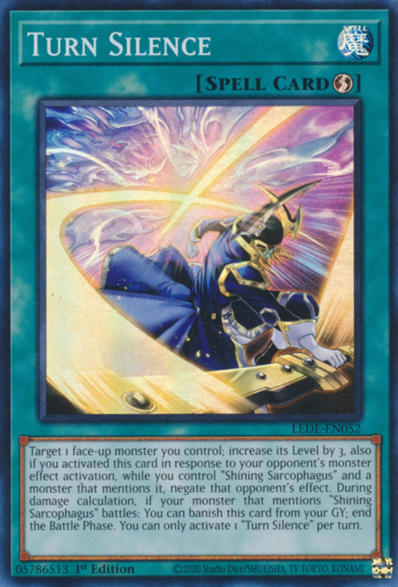 Turn Silence - LEDE-EN052 - Super Rare 1st Edition