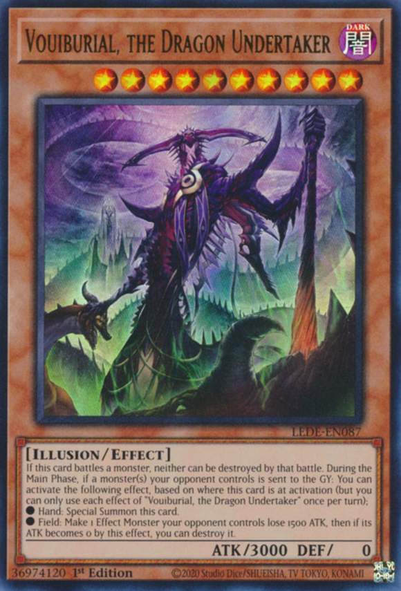 Vouiburial, the Dragon Undertaker - LEDE-EN087 - Ultra Rare 1st Edition