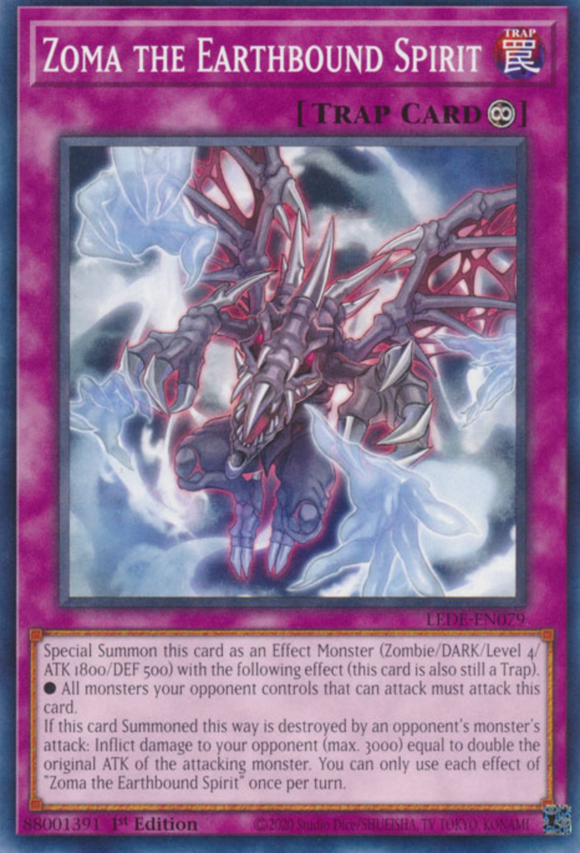 Zoma the Earthbound Spirit - LEDE-EN079 - Common 1st Edition