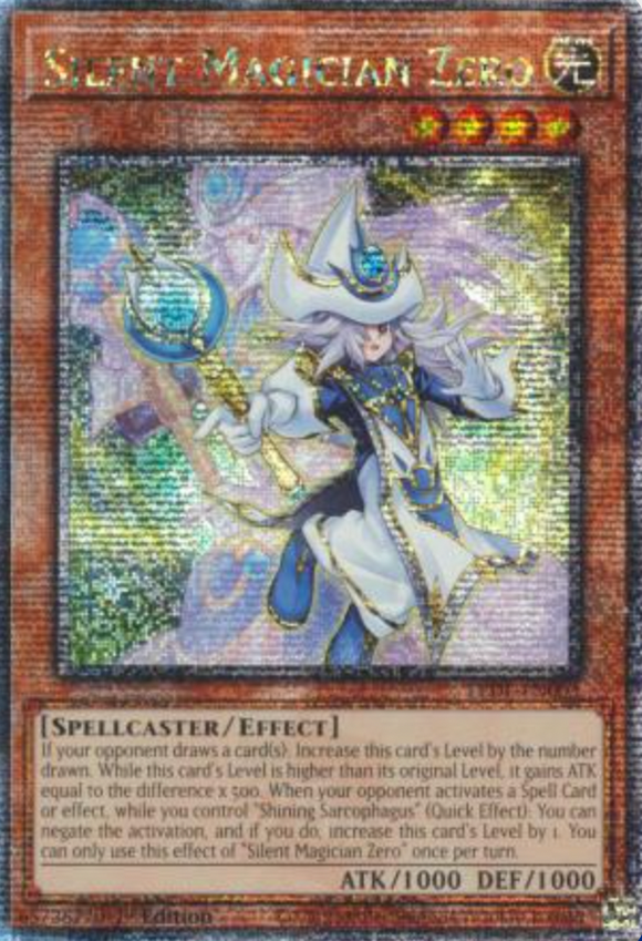 Silent Magician Zero - LEDE-EN003 - Quarter Century Rare 1st Edition