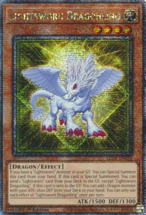 Lightsworn Dragonling - LEDE-EN023 - Quarter Century Rare 1st Edition