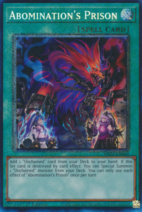 Abomination's Prison - RA02-EN064 - Collector's Rare 1st Edition