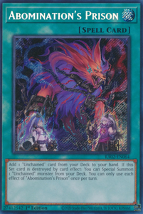 Abomination's Prison - RA02-EN064 - Platinum Secret Rare 1st Edition